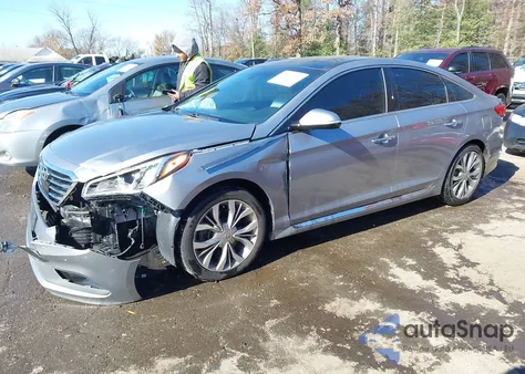 2015 Hyundai Sonata Limited 2.0T from USA, damaged, VIN 5NPE34AB9FH169305